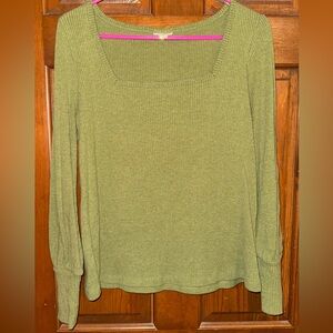 Green Women's long sleeve top
